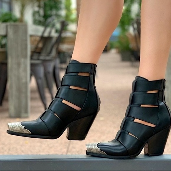 Free People Shoes - NEW Free People Brayden Fisherman Bootie black NIB NWT